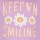 Meisjes T-shirt met bloemen lila
