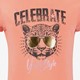 Meisjes T-shirt met panter en zonnebril