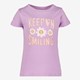TwoDay meisjes T-shirt met bloemen lila