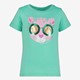 TwoDay meisjes T-shirt met panter blauw groen