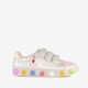 Metallic sneakers met lichtjes zilver