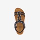 Dames sandalen zwart
