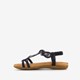 Dames sandalen zwart