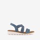 Dames sandalen denim blauw