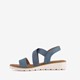 Dames sandalen denim blauw