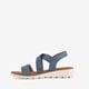 Dames sandalen denim blauw
