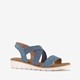 Dames sandalen denim blauw