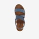 Dames sandalen denim blauw