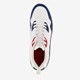 Heren sneakers met airzool wit blauw