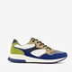 Heren sneakers blauw groen