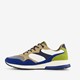 Heren sneakers blauw groen