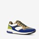 Heren sneakers blauw groen