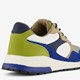 Heren sneakers blauw groen