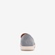 Suede heren instappers lichtblauw