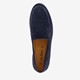 Suede heren instappers donkerblauw