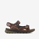Leren heren sandalen cognac