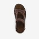 Leren heren sandalen cognac