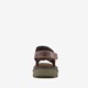Leren heren sandalen cognac
