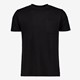 Unsigned heren T-shirt met structuur zwart