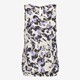 Dames singlet met print wit paars