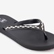 Dames slippers met strass steentjes zwart