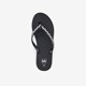Dames slippers met strass steentjes zwart