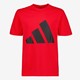 M BL SJ heren T-shirt rood zwart