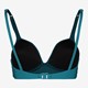 Voorgevormde dames bikinitop petrol