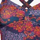 Voorgevormde dames tankini print blauw