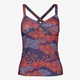 Voorgevormde dames tankini print blauw