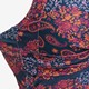 Voorgevormd dames badpak print blauw