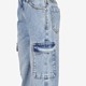 Wide leg meisjes cargo jeans