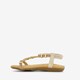 Meisjes sandalen goudkleurig