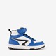 Hoge jongens sneakers blauw wit