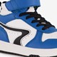 Hoge jongens sneakers blauw wit