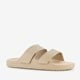 Slides heren badslippers beige