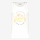 Heren singlet met print wit