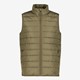Heren bodywarmer groen grijs