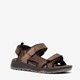 Hush Puppies leren heren sandalen bruin