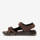 Leren heren sandalen bruin
