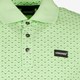 Heren polo met print groen