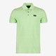 Heren polo met print groen