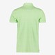 Heren polo met print groen