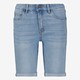 Dames denim bermuda short medium blauw
