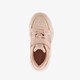 Metallic meisjes sneakers lichtroze