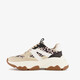 Dames dad sneakers met luipaardprint