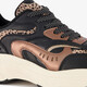 Dames dad sneakers zwart