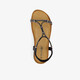 Dames sandalen met glitters zwart