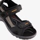 ECCO Off Road leren heren sandalen zwart