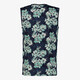 Heren singlet met botanische print blauw